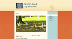 Desktop Screenshot of ottsoffleashdogsanctuary.com