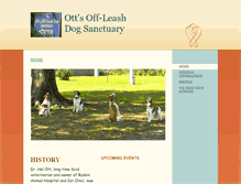 Tablet Screenshot of ottsoffleashdogsanctuary.com
